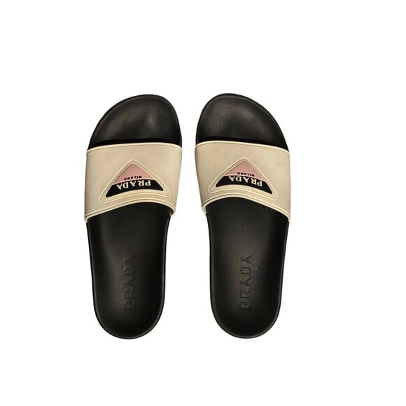 Prada Rubber Slip On Sandal - Picture 2 of 11